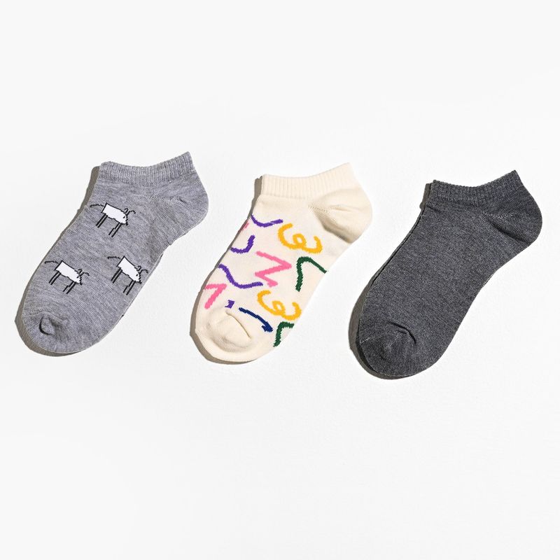 YAMP - Medias para niña Corto Pack de 3 Yamp