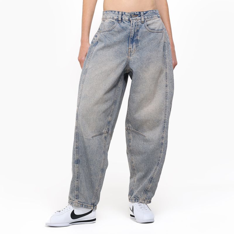 SYBILLA - Jean Wide leg Mujer Tiro medio Sybilla