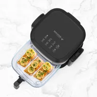 Freidora de aire Holstein con Cesta de Vidrio 5.2 lt incluye Grill Cerámico HP-09207001B