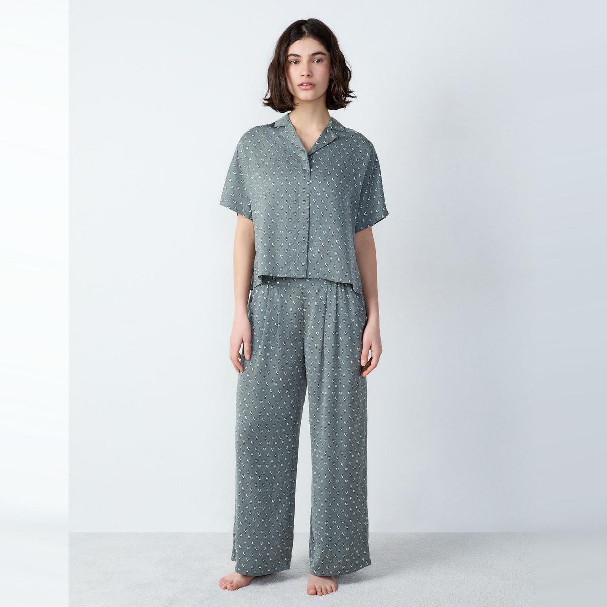 ETAM - Camisa de dormir para Mujer Manga corta Etam