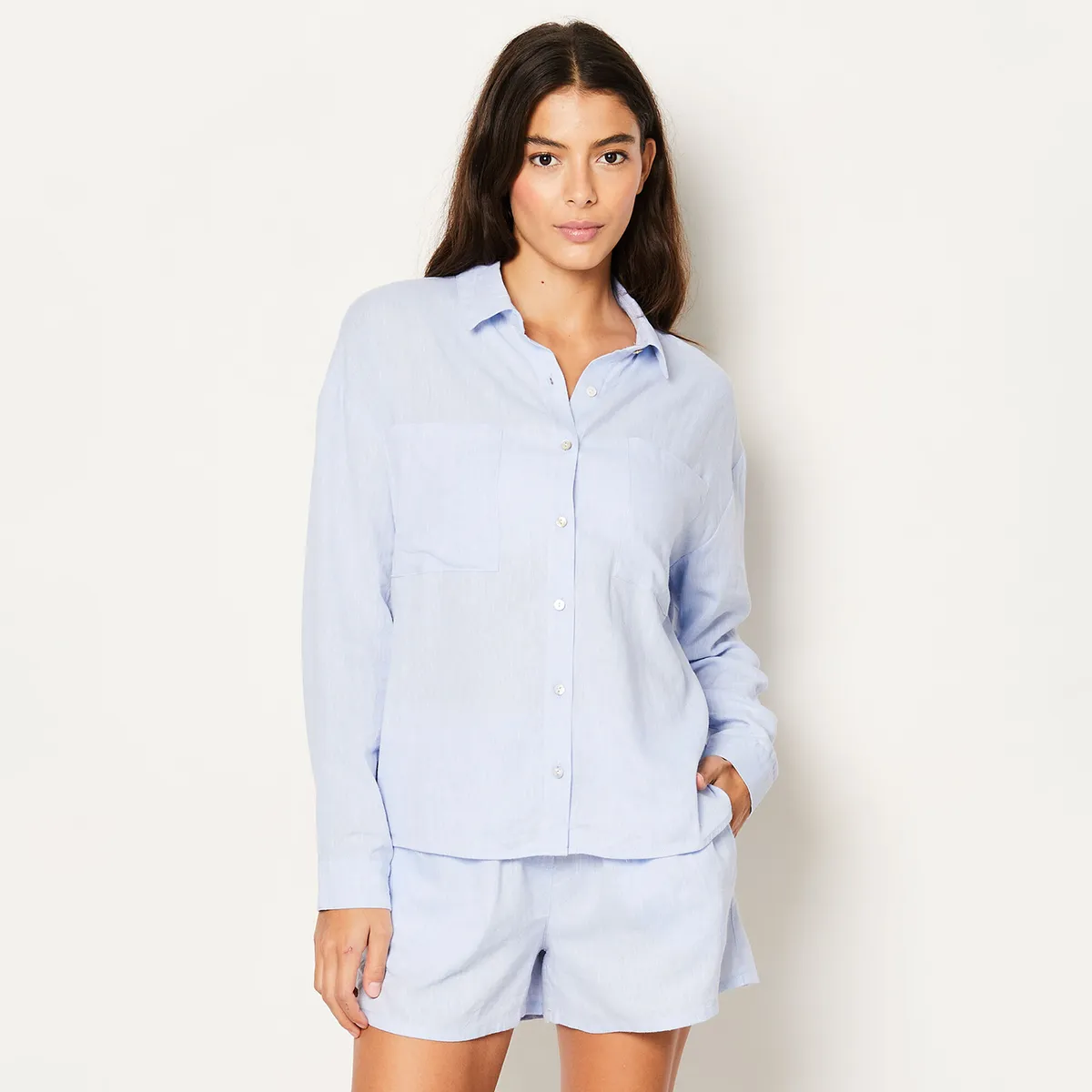 ETAM - Camisa de dormir Mujer Medio Manga larga Etam