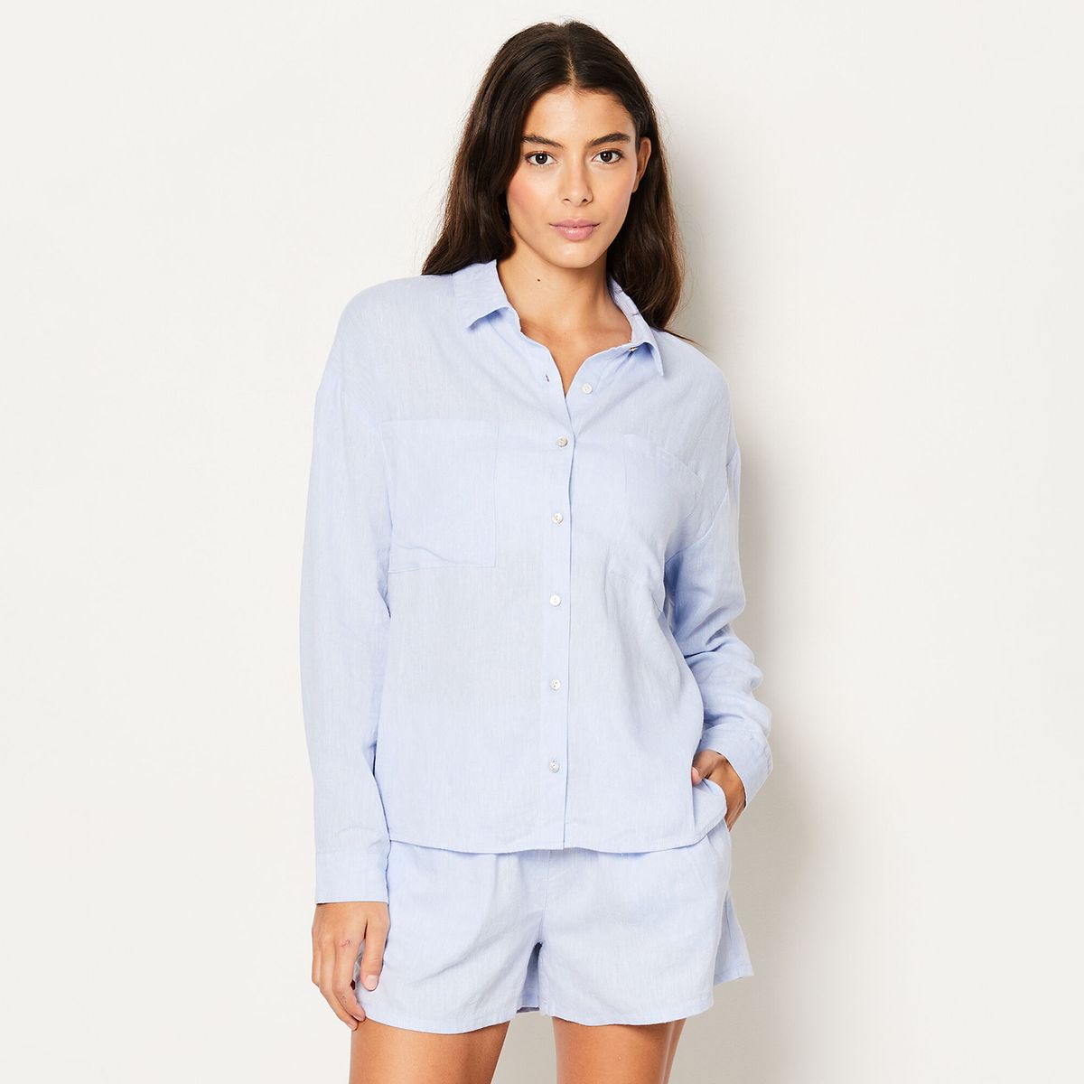 ETAM - Camisa de dormir Mujer Medio Manga larga Etam