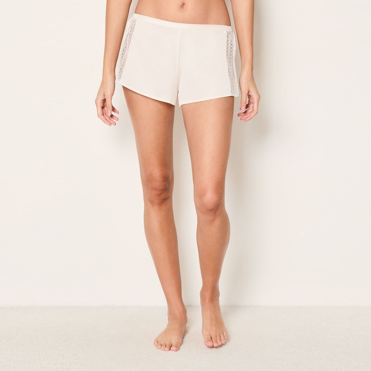 ETAM - Short de pijama para Mujer Corto con Encaje Etam