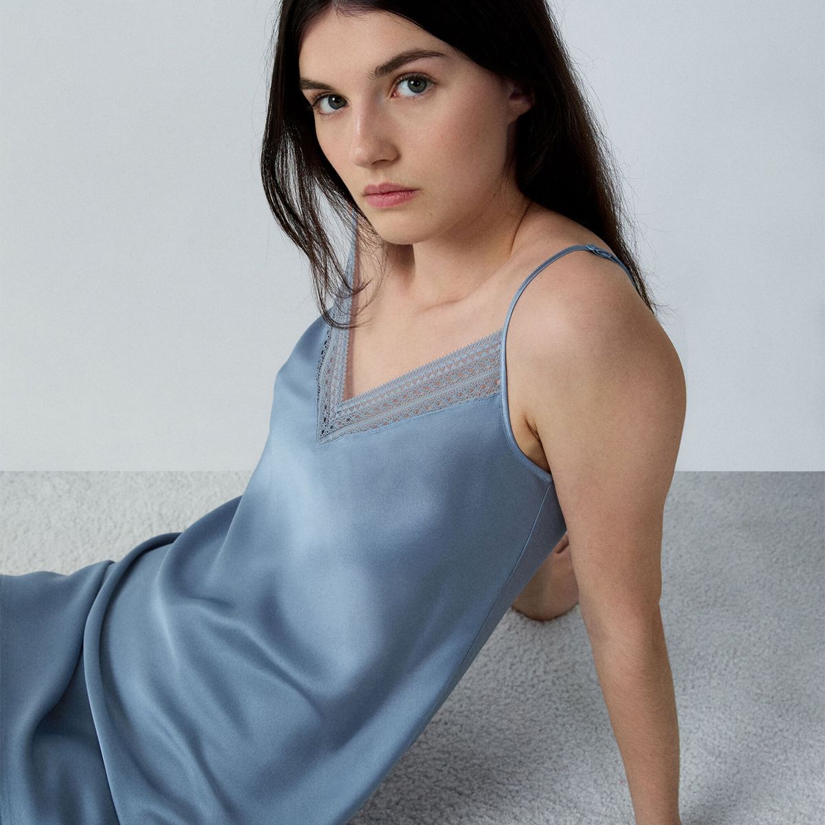 ETAM - Vestido de dormir para Mujer Corto con Encaje Etam