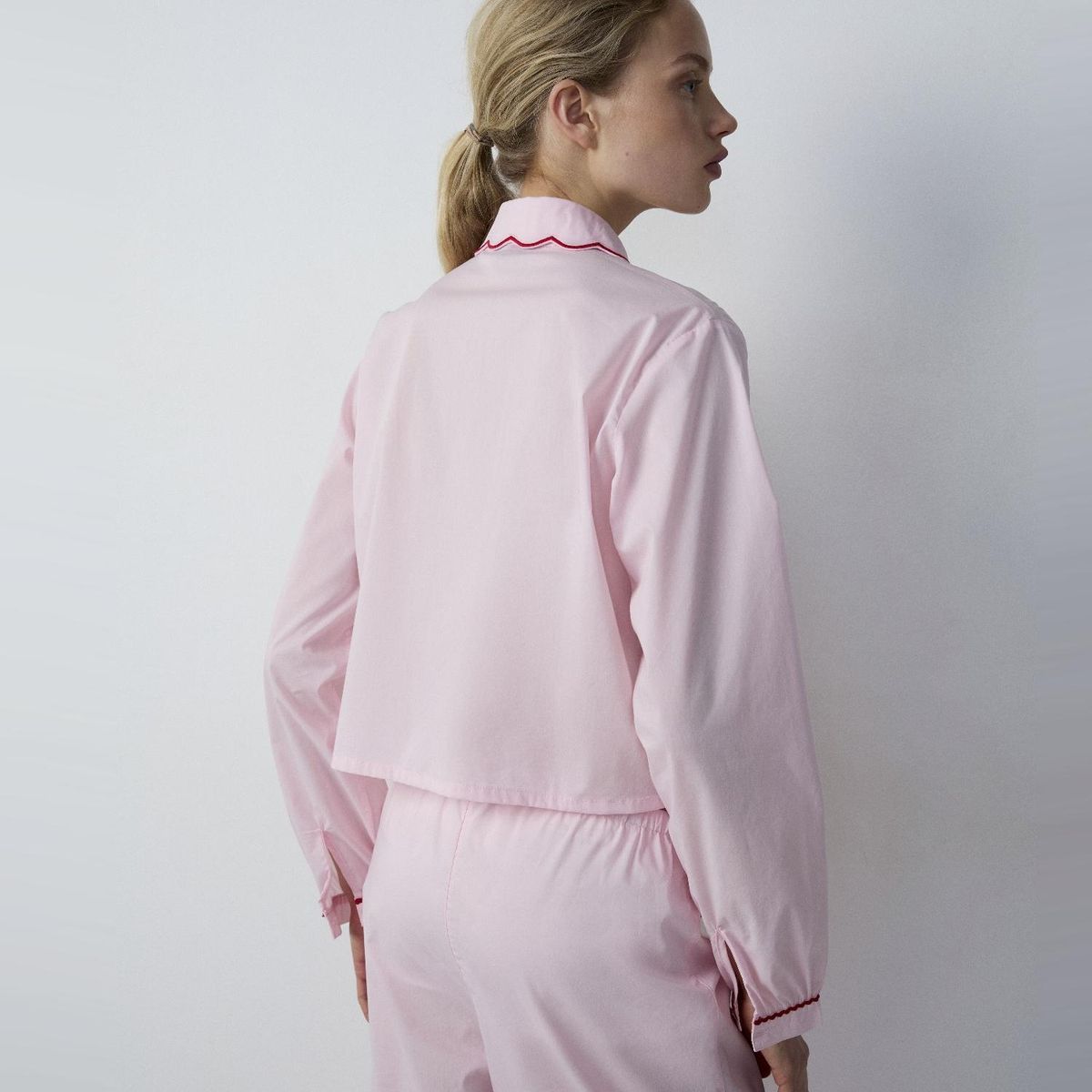 ETAM - Camisa de dormir para Mujer Corto Manga larga de Algodón Etam