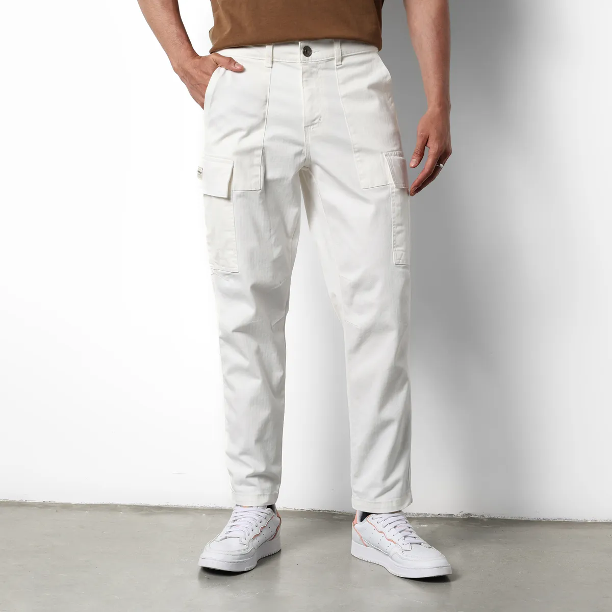 DENIMLAB - Pantalón cargo Hombre de Algodón Denimlab