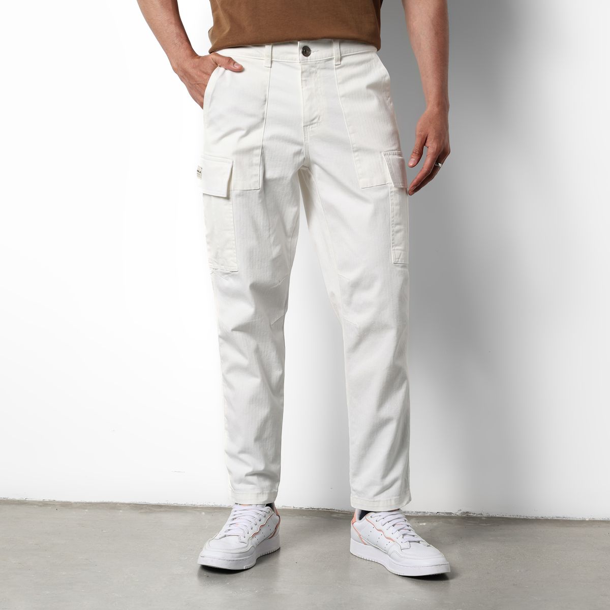 DENIMLAB - Pantalón cargo Hombre de Algodón Denimlab