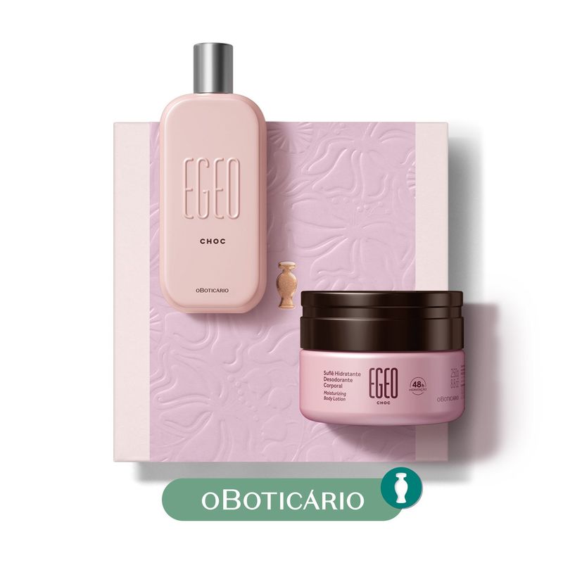 EGEO - Set De Perfumería Mujer Egeo Edt Choc 90 Ml V3 Exp - Crema Hid Cpo Sufle Choc 250 G