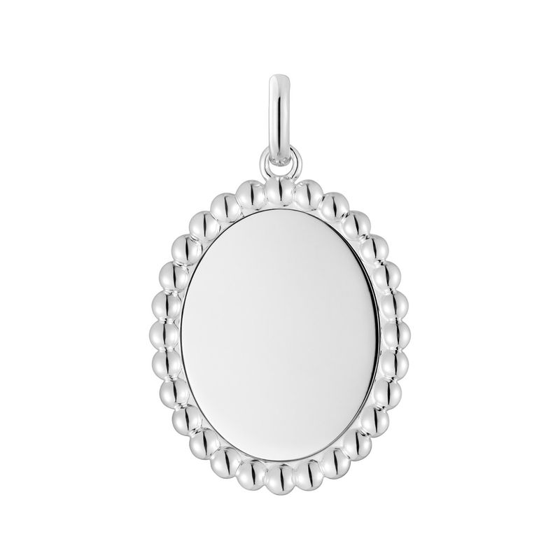 TOUS - Dije medalla de plata Basics