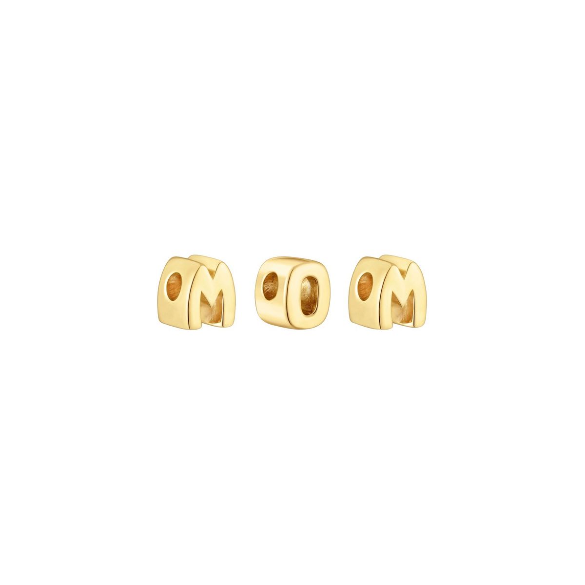 TOUS - Pack charms TOUS Mom con baño de oro 18 kt sobre plata
