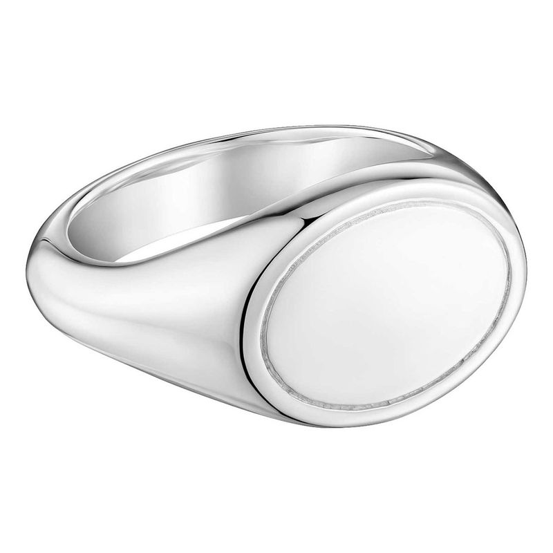 TOUS - Anillo sello de plata 14 mm TOUS Basics
