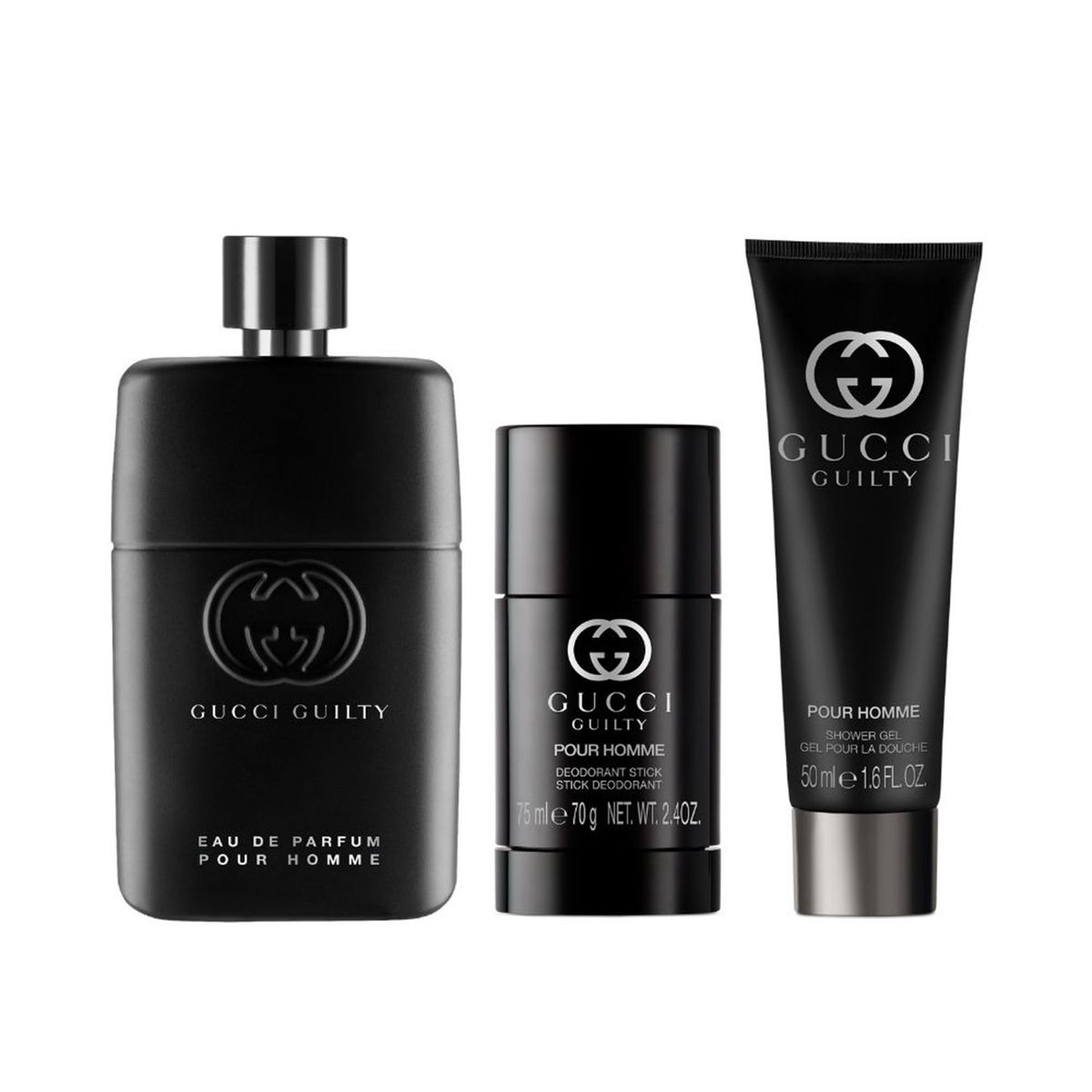 GUCCI - Set de Perfume Hombre GUCCI Incluye:3 Productos 