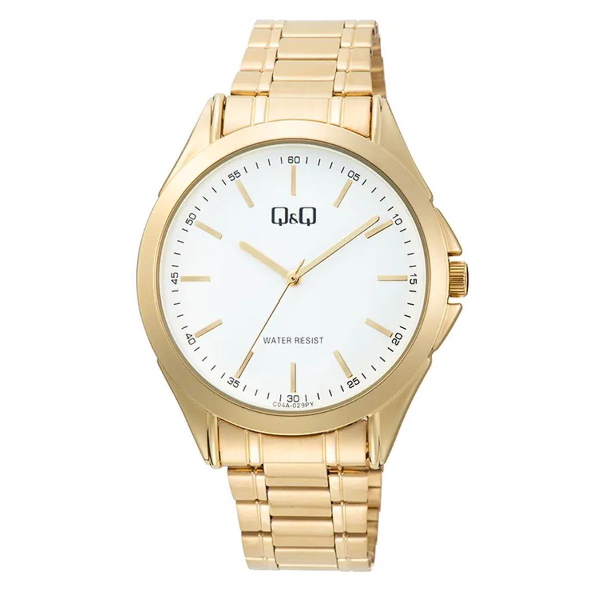 Q&Q - Reloj Q&Q Hombre C04A-029PY . Reloj  Acero Inoxidable Dorado