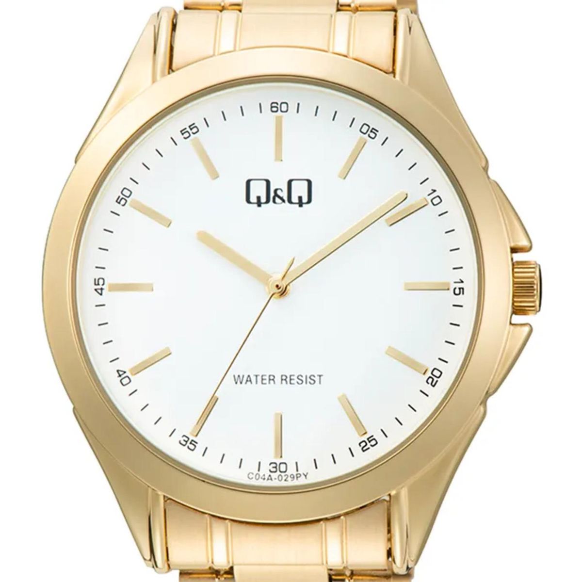 Q&Q - Reloj Q&Q Hombre C04A-029PY . Reloj  Acero Inoxidable Dorado