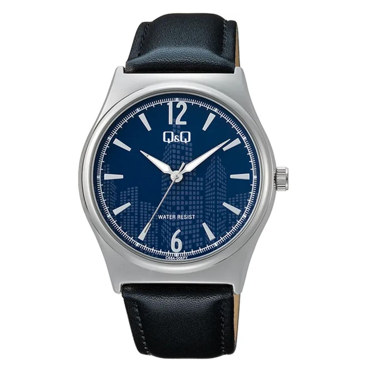 Q&Q - Reloj Q&Q Hombre C68A-006PY . Reloj  Cuero Negro