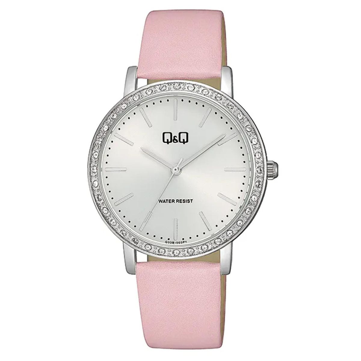 Q&Q - Reloj Q&Q Mujer Q33B-003PY . Reloj  Cuero Rosado