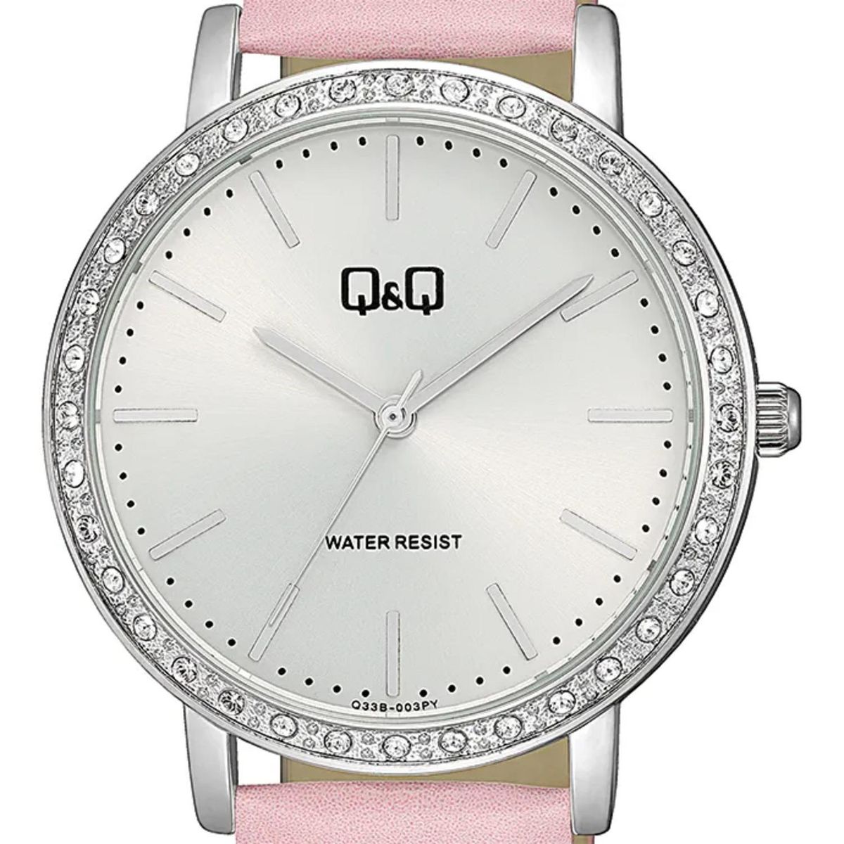 Q&Q - Reloj Q&Q Mujer Q33B-003PY . Reloj  Cuero Rosado