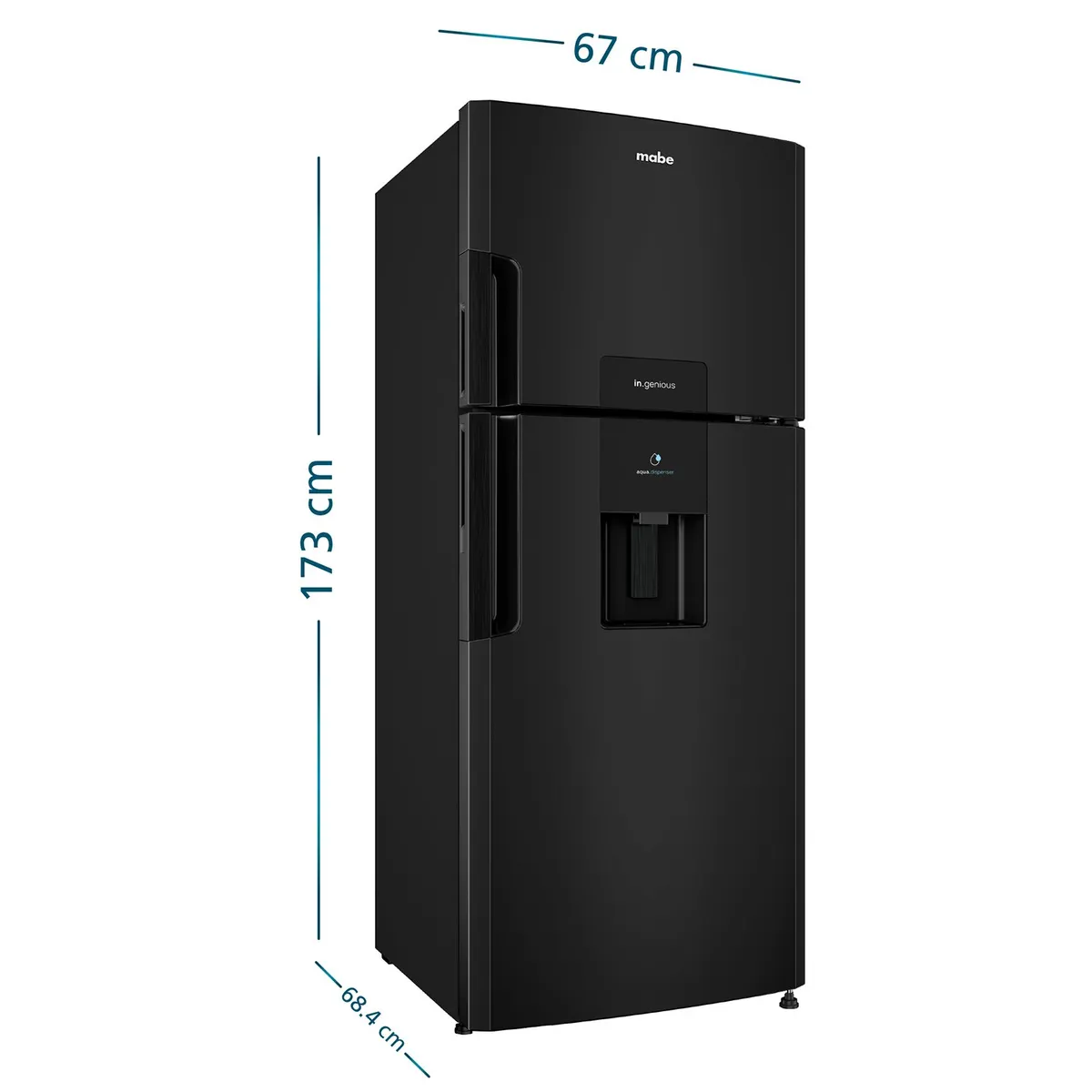 MABE - Nevera Congelador superior Mabe 394 lt Netos RMP415GCG