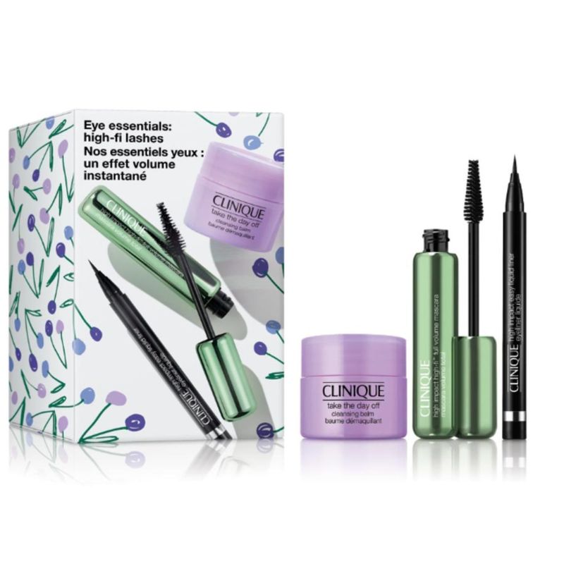 CLINIQUE - Contorno de ojos set Eye Essentials: High-Fi Lashes Clinique Incluye:3 Productos 