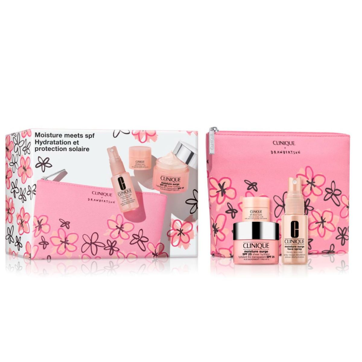 CLINIQUE - Hidratante facial Set humectantes Moisture Meets SPF Clinique Incluye:3 Productos 