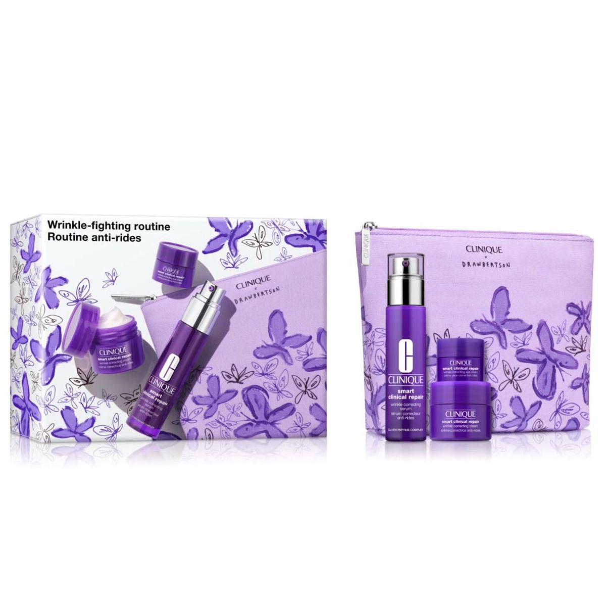 CLINIQUE - Tratamiento antiedad Set anti arrugas Wrinkle Fighting Routina Clinique Incluye:3 Productos 