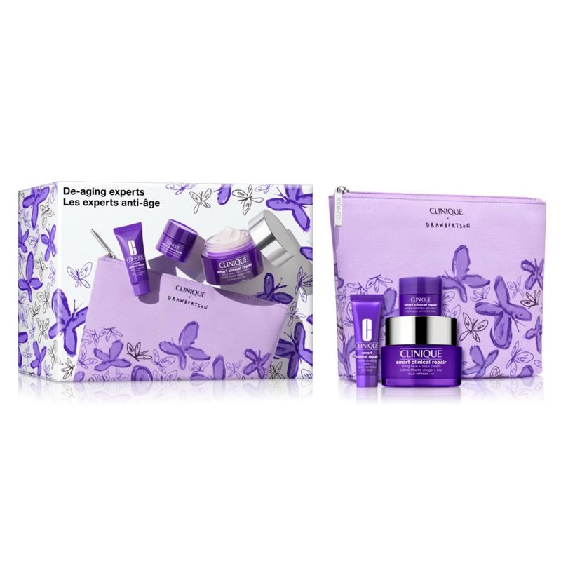 CLINIQUE - Tratamiento antiedad set De-Aging Experts Clinique Incluye:3 Productos 