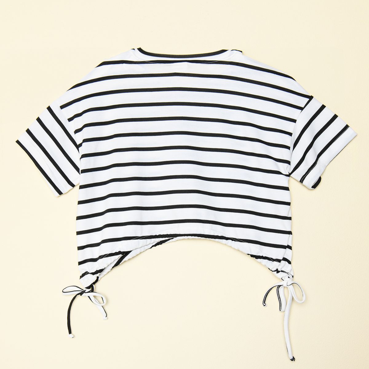 ELV - Camiseta Niña de Rayas  Manga corta Algodón Elv
