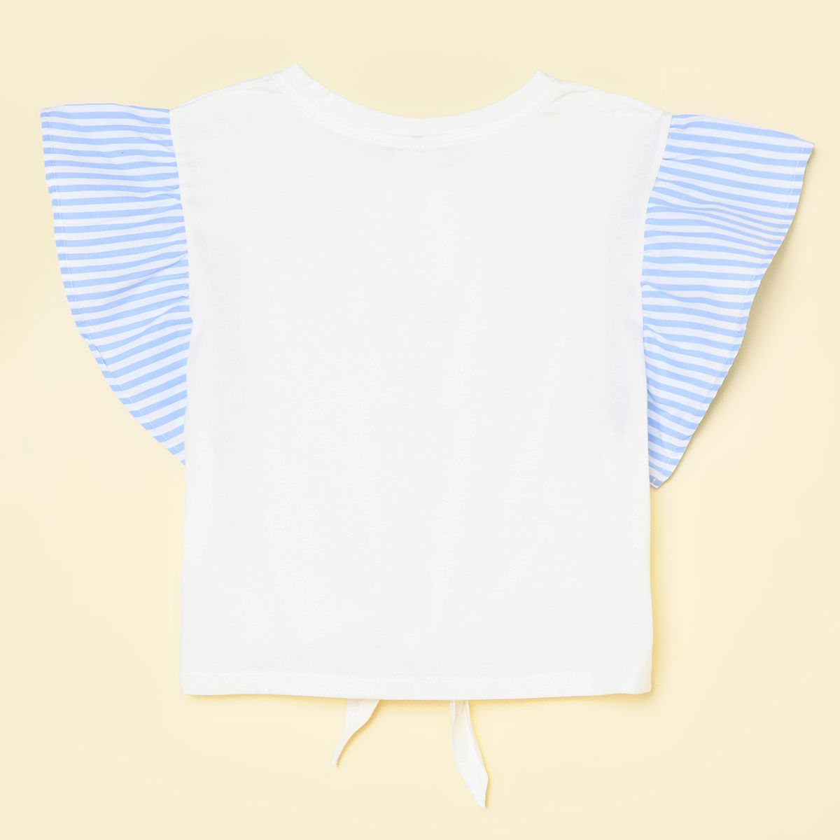 ELV - Camiseta Niña Anudada Manga corta Algodón Elv