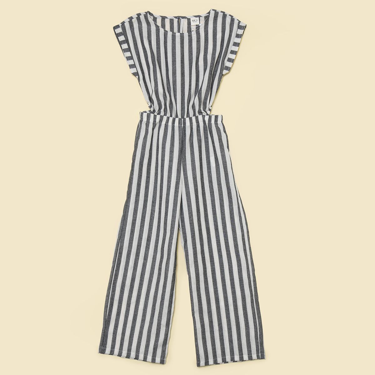 ELV - Enterizo Niña de Rayas   Lino Elv