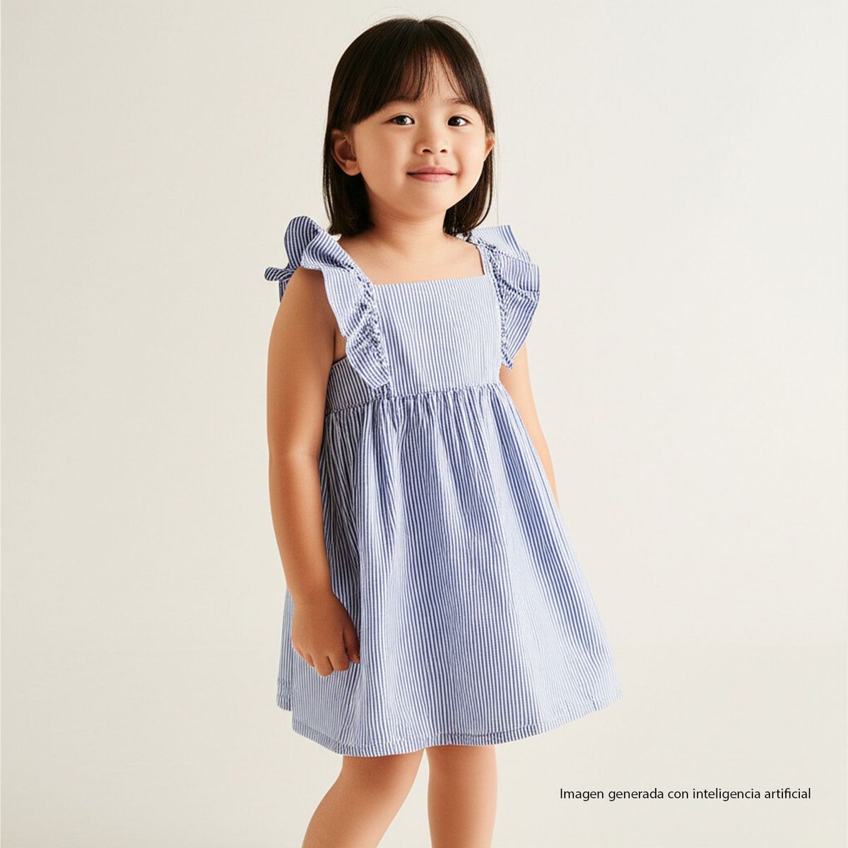 YAMP - Vestido Niña Manga corta Algodón Yamp