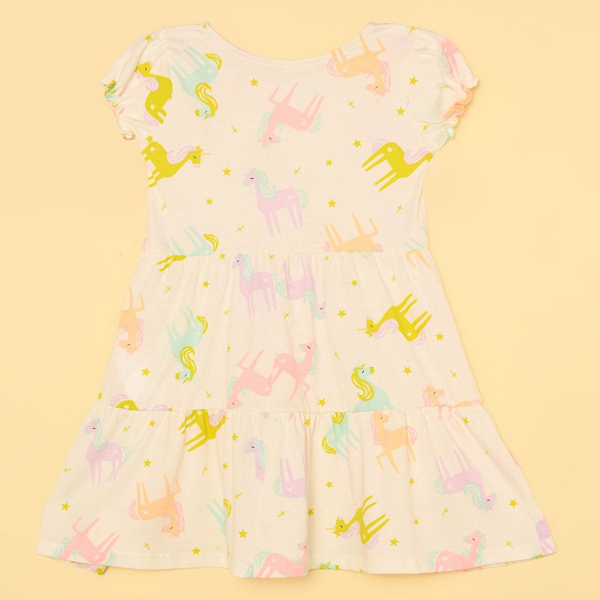 YAMP - Vestido Niña Manga corta Algodón Yamp