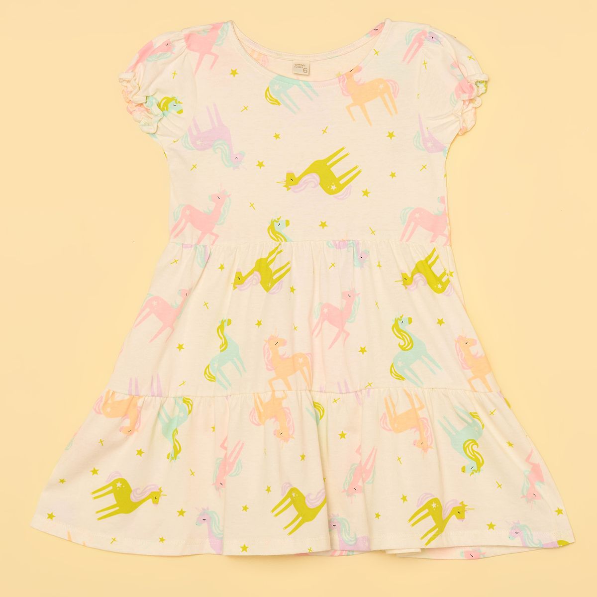 YAMP - Vestido Niña Manga corta Algodón Yamp