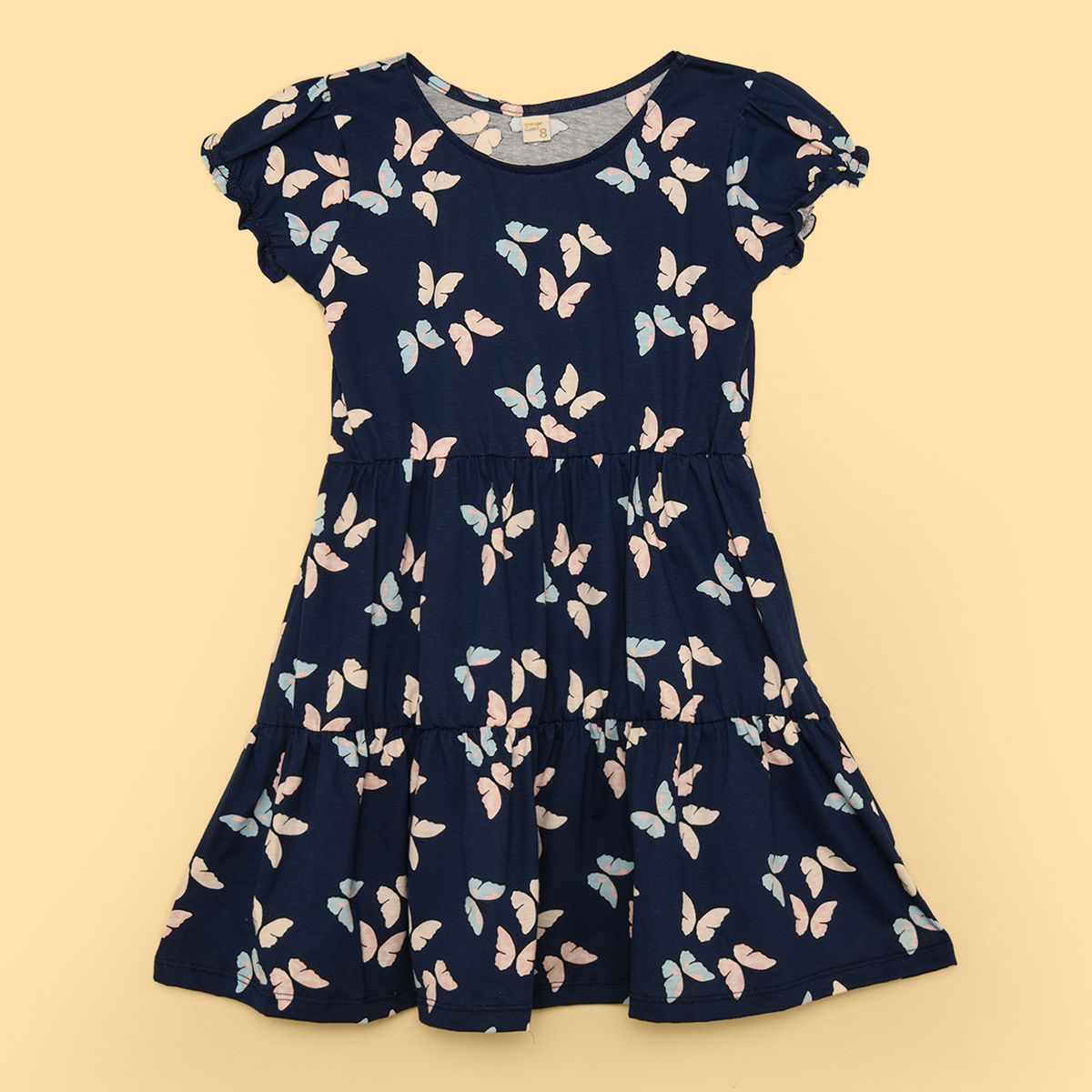 YAMP - Vestido Niña Manga corta Algodón Yamp