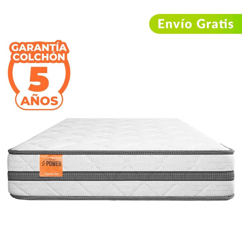 COLCHONES ROMANCE RELAX - Colchón Semidoble Firme Ortopédico Espumado Element 120 x 190 cm Romance Relax - 0% Interés a 3 Cuotas Pagando con tu CMR Banco Falabella