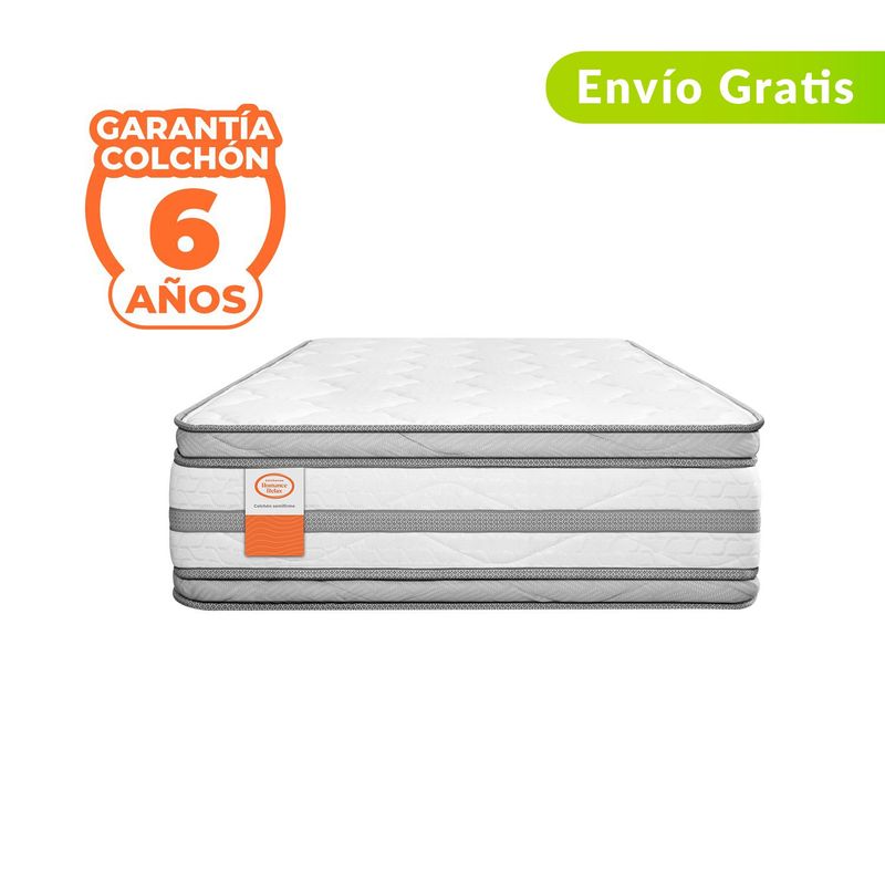 COLCHONES ROMANCE RELAX - Colchón Sencillo Firme Ortopédico Doble Cara Espumado Dinamic 100 x 190 cm Romance Relax - 0% Interés a 3, 6 o 12 Cuotas Pagando con tu CMR Banco Falabella