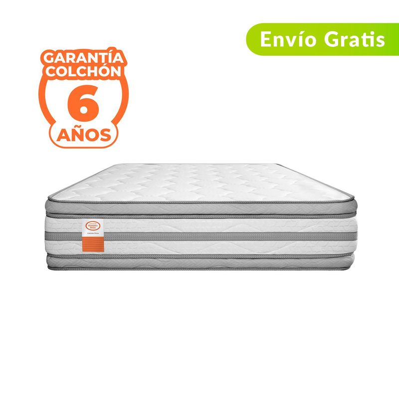 COLCHONES ROMANCE RELAX - Colchón Doble Firme Ortopédico Doble Cara Espumado Dinamic 140 x 190 cm Romance Relax - 0% Interés a 3 Cuotas Pagando con tu CMR Banco Falabella