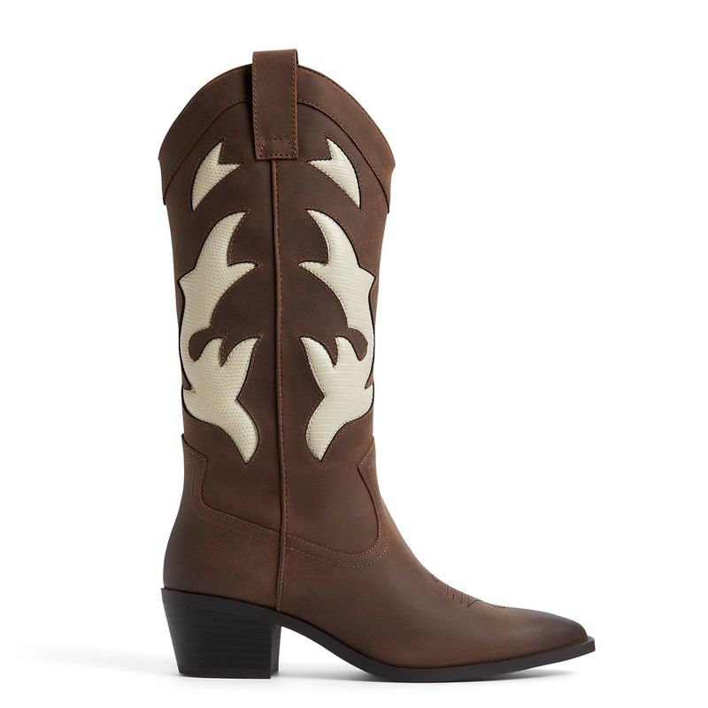 ALDO - Botas Aldo Mujer con tacón Cuadrado Nebraska Café