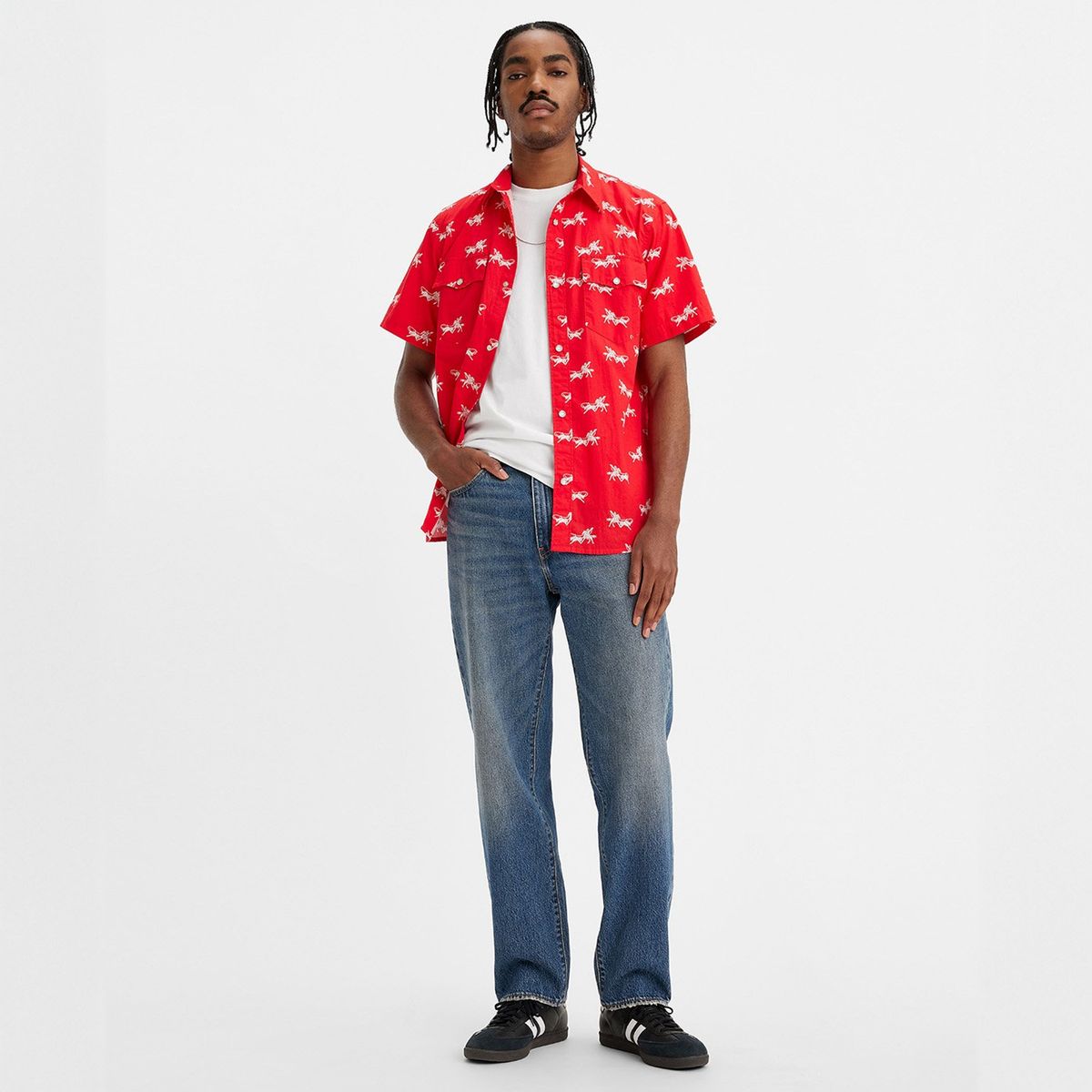 LEVIS - Jean 5 Bolsillos para Hombre Recto 568 Levis