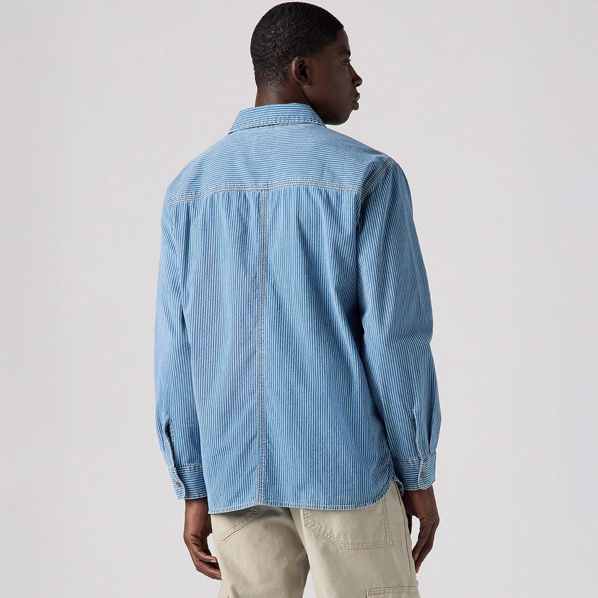 LEVIS - Camisa de jean Hombre Manga larga Recto Levis