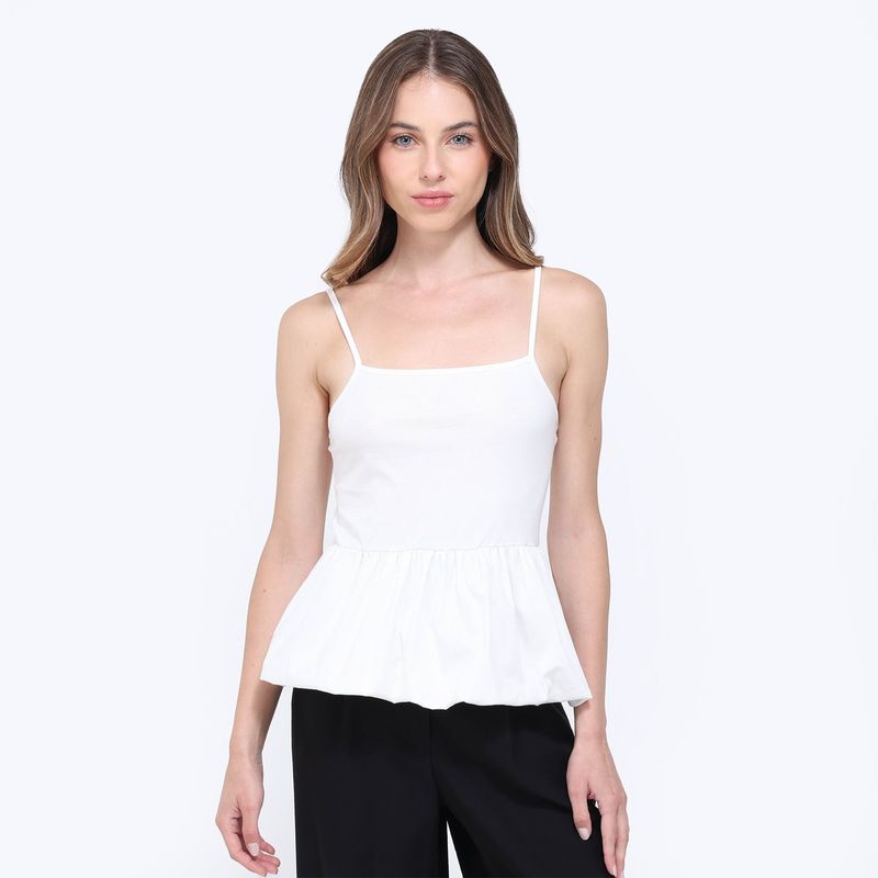 SYBILLA - Top Mujer Sin mangas Algodón SYBILLA