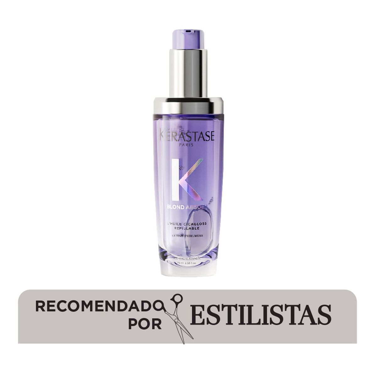 KERASTASE - Aceite capilar Kerastase Oil Blond Absolu L'Huile Cicagloss Protección del color 75 ml