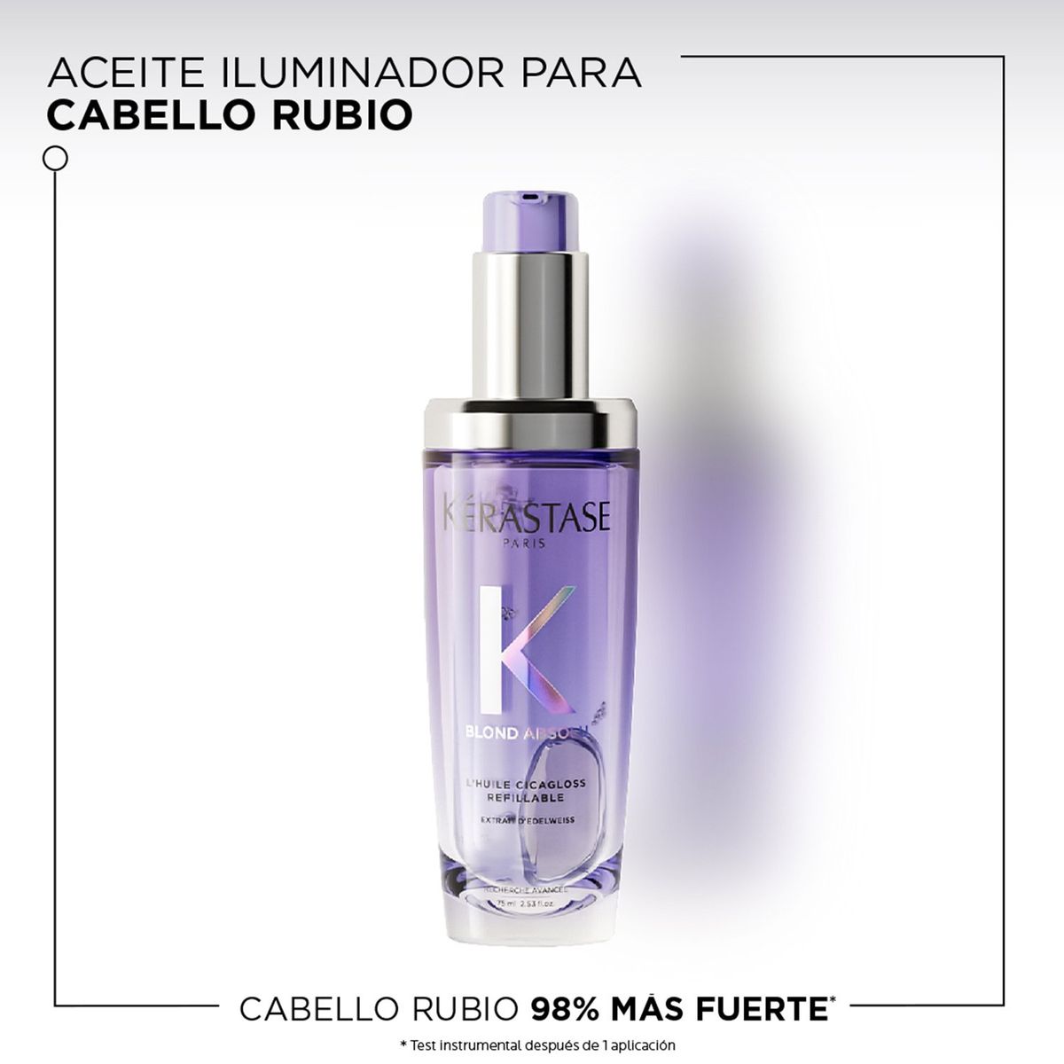 KERASTASE - Aceite capilar Kerastase Oil Blond Absolu L'Huile Cicagloss Protección del color 75 ml