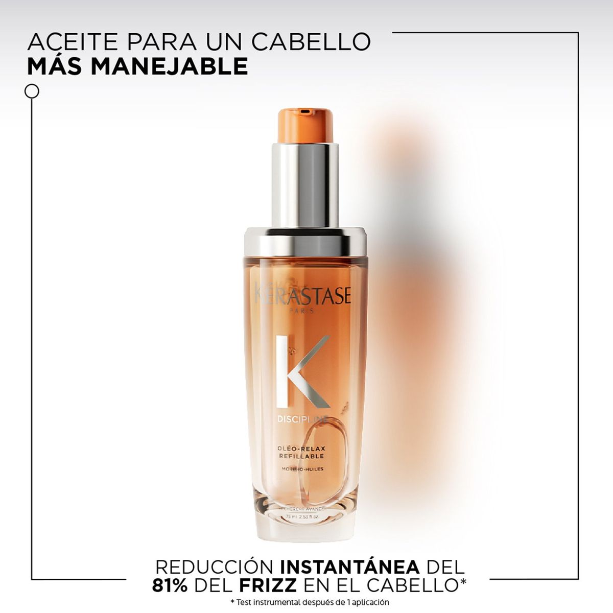 KERASTASE - Aceite capilar Kerastase Recarga Oil Discipline Oleo Relax Anti-frizz 75 ml