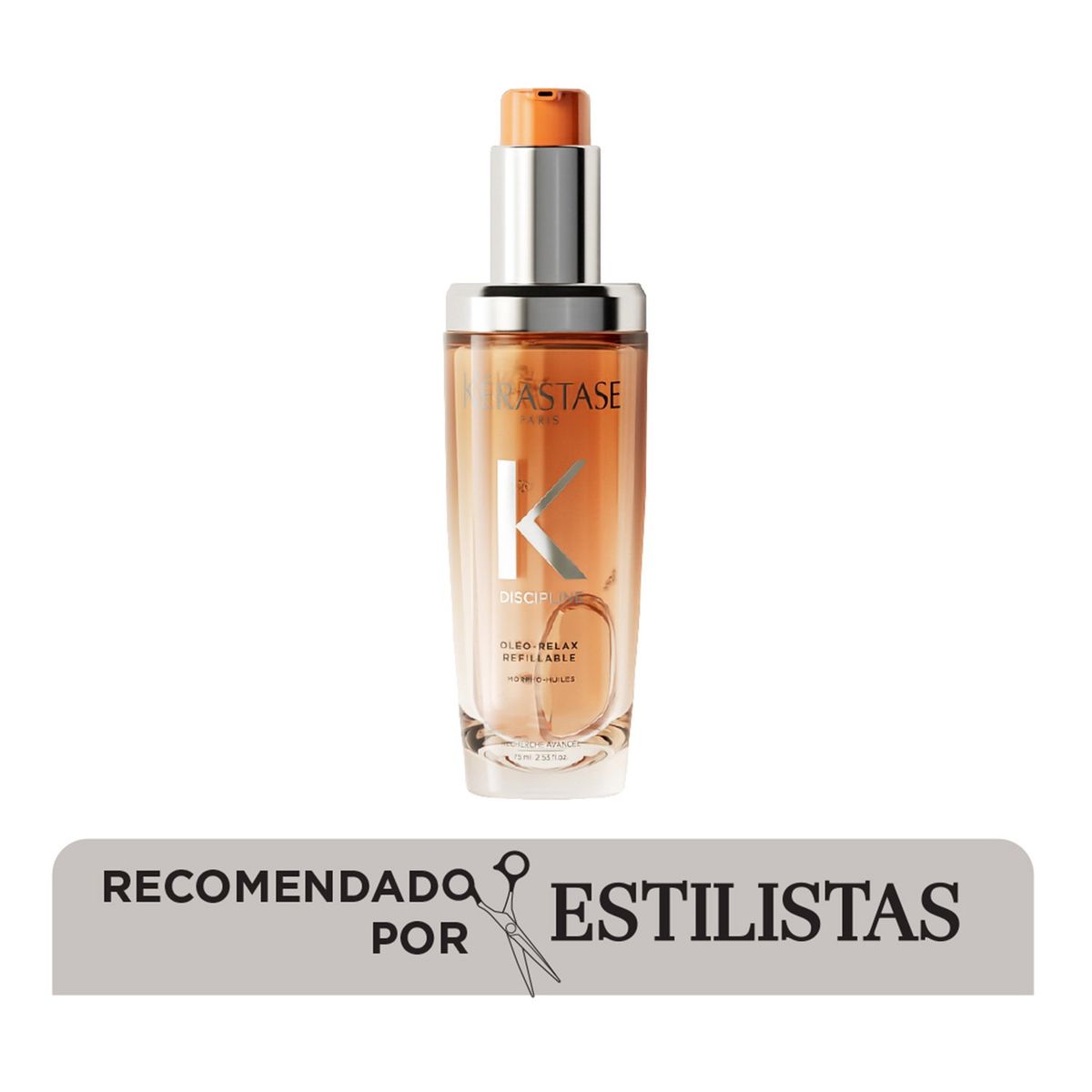 KERASTASE - Aceite capilar Kerastase Oil Discipline Oleo Relax Anti-frizz 75 ml