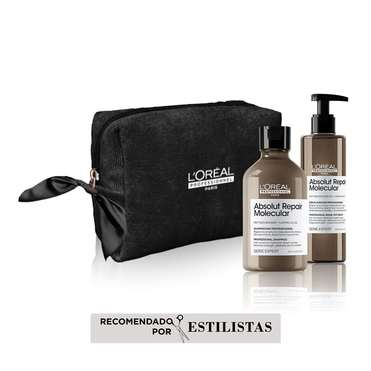 LOREAL PROFESSIONNEL - Shampoo Pack Arm 2025 Madres LOREAL PROFESSIONAL: Incluye Shampoo y Tratamiento termoprotector