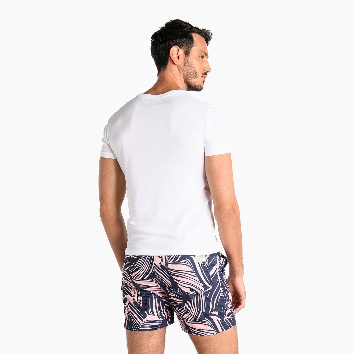 BASEMENT - Pantaloneta de baño Hombre de Poliéster Con Forro Basement