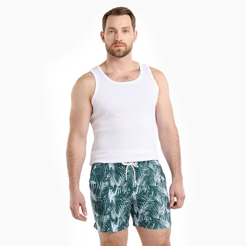 BASEMENT - Pantaloneta de baño Hombre de Poliéster Con Forro Basement