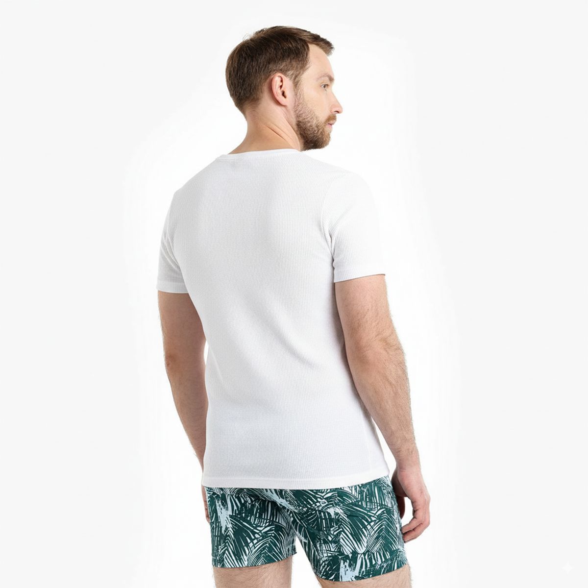 BASEMENT - Pantaloneta de baño Hombre de Poliéster Con Forro Basement