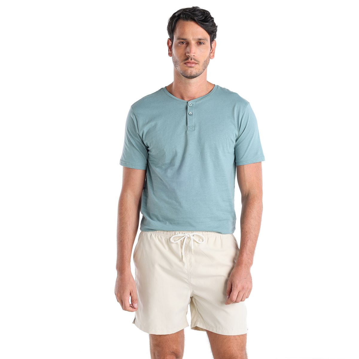 BASEMENT - Pantaloneta de baño Hombre de Poliéster Con Forro Basement