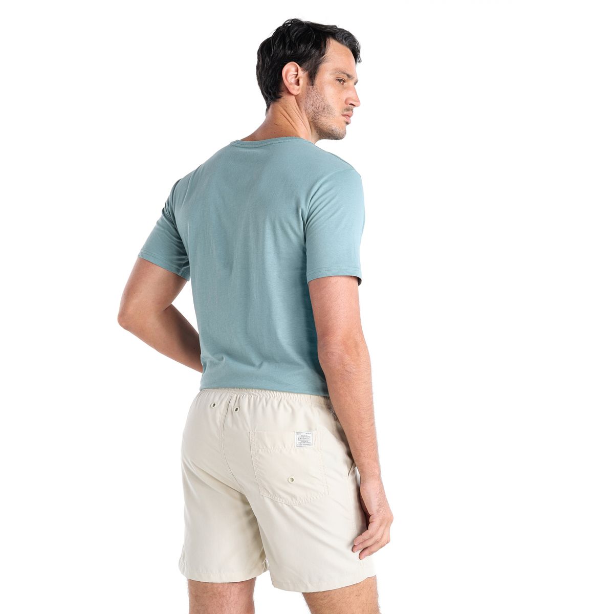 BASEMENT - Pantaloneta de baño Hombre de Poliéster Con Forro Basement